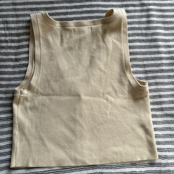 Pacsun Cream Tank Vest - Picture 2 of 2